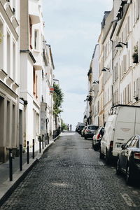 Street amidst buildings in city