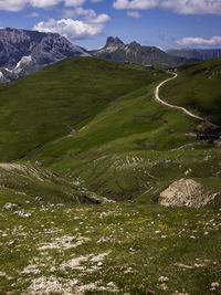 Scenic view of landscape against sky