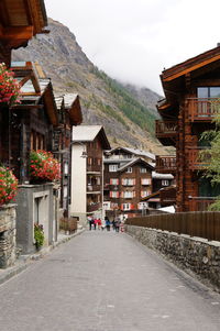 Local village in zermatt, switzerland