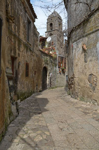 View of old building