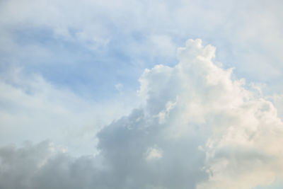 Low angle view of clouds in sky