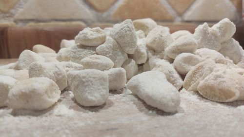 Close-up of bread on table