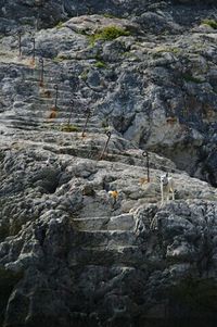 Rocks on rock formation