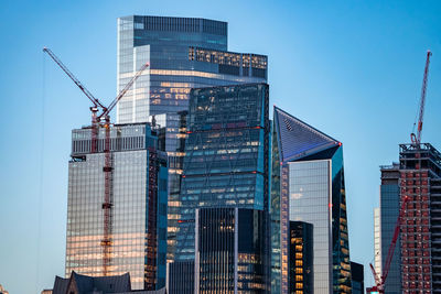 This panoramic view of the city square mile financial district of london.