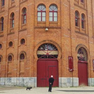 Entrance of building