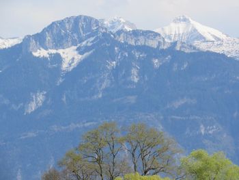 Scenic view of mountains