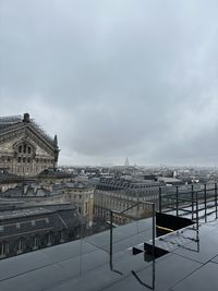 Low angle view of buildings against sky