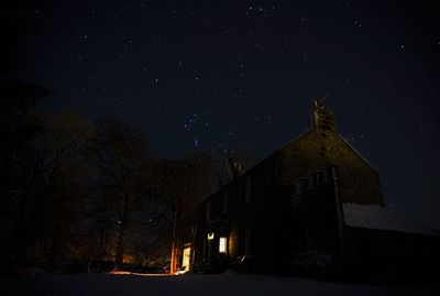 Low angle view of built structure against sky