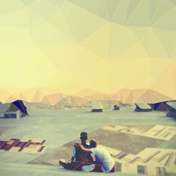 Close-up of woman in bikini