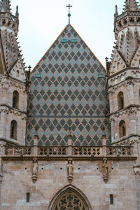 Low angle view of building against sky