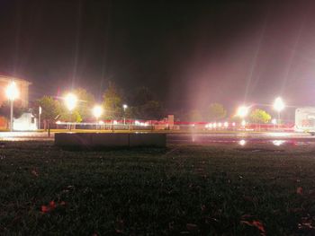 Park at night