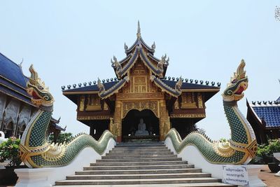 Low angle view of a temple