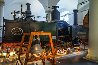 Train in museum
