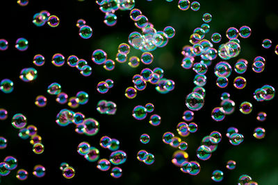 Bubbles in air