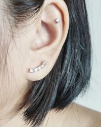 Close-up portrait of a beautiful woman