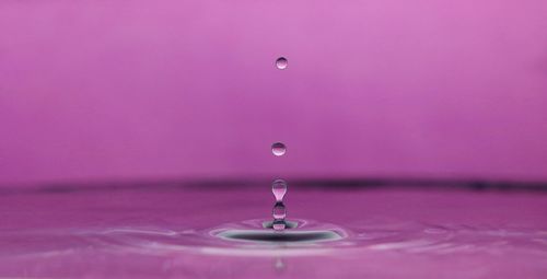 Close-up of water drop