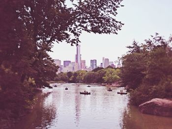 River with buildings in background