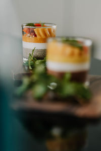Close-up of drink on table