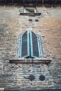 Low angle view of old building