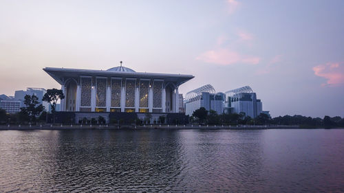 Building at waterfront