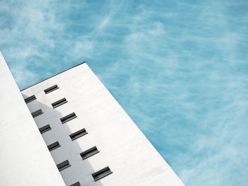 High angle view of swimming pool against sky