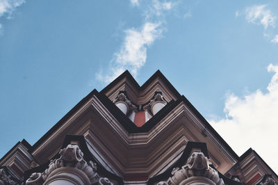 Low angle view of building against sky