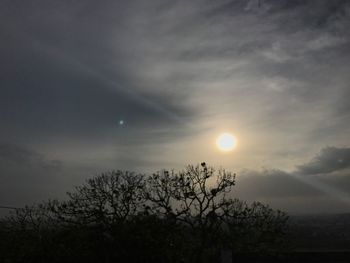 Scenic view of sunset against sky