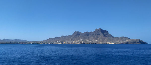 Coast of sau nicolau island, cabo verde