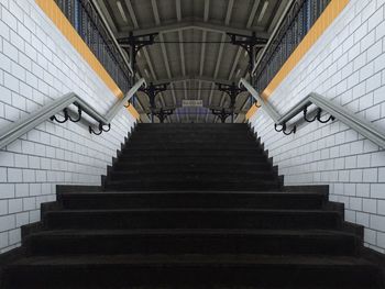 Low angle view of staircase