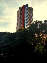 Low angle view of building against sky