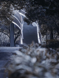 Close-up of railroad track