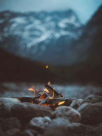 Campfire in slovenia.