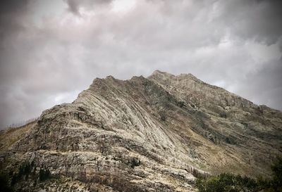 Scenic view of rocky mountains against sky