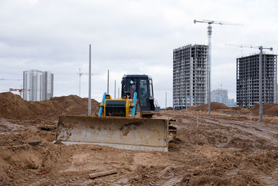View of construction site against sky