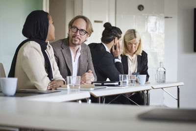 Business people at meeting