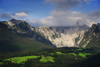 Panoramic view of landscape against sky