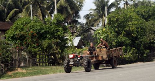 Car on road