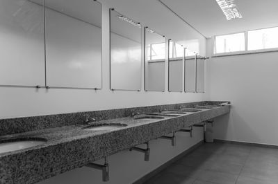 Empty corridor of building