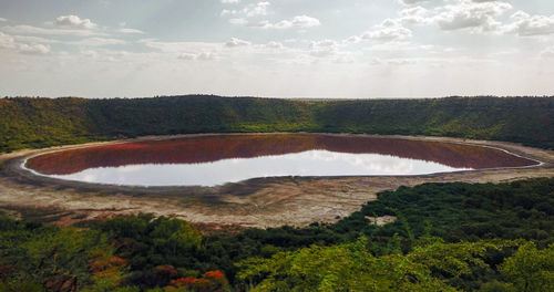 Scenic view of landscape against sky