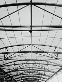 Low angle view of skylight