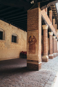 View of old building