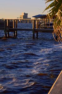 View of city at waterfront