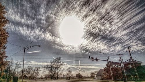 Scenic view of cloudy sky