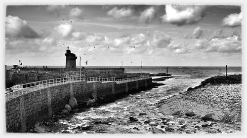 Lighthouse on beach