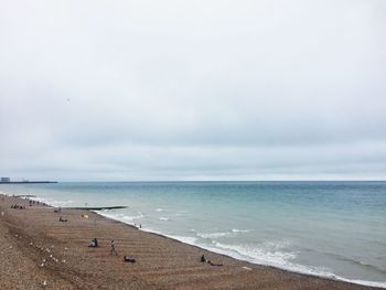 Scenic view of calm sea against sky