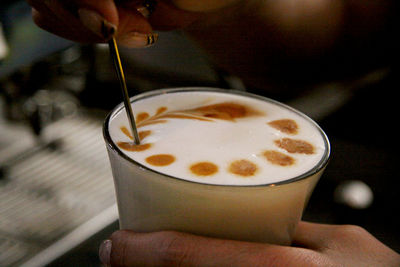 Close-up of coffee cup