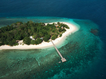 Aerial view of sea