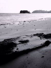 Scenic view of beach