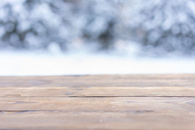 Surface level of table