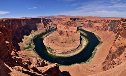 View of rock formation